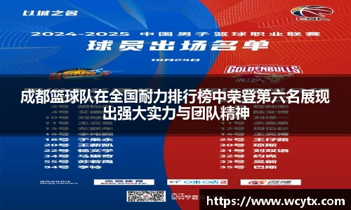 成都篮球队在全国耐力排行榜中荣登第六名展现出强大实力与团队精神